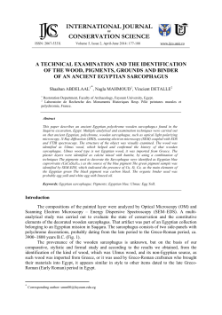 Full Article - PDF - International Journal of Conservation Science