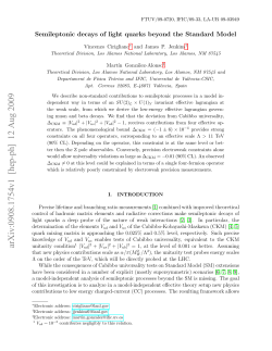 Semileptonic decays of light quarks beyond the Standard Model