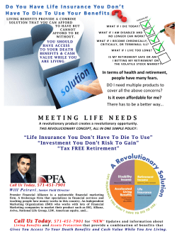 MEETING LIFE NEEDS - The Efik National Association