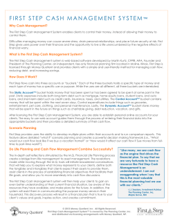 first step cash management system