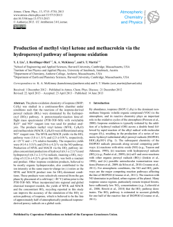 Production of methyl vinyl ketone and methacrolein via the