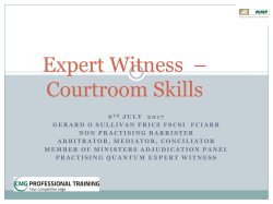 The Expert Witness