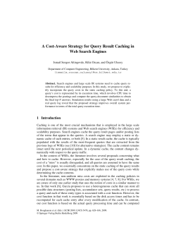 A Cost-Aware Strategy for Query Result Caching in Web Search