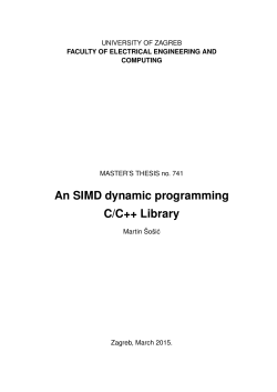 An SIMD dynamic programming C/C++ Library
