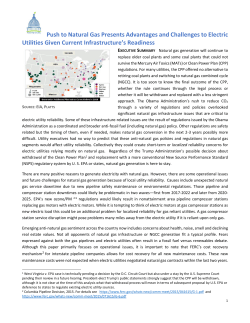 Push to Natural Gas Presents Advantages and Challenges to