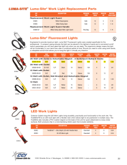 Luma-Site® Fluorescent Lights Luma