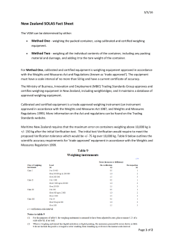 New Zealand SOLAS Fact Sheet