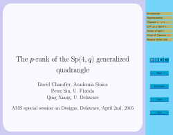 The p-rank of the Sp(4,q) generalized quadrangle