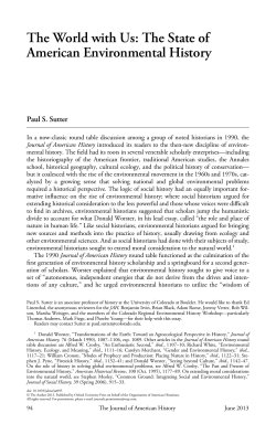 The World with Us: The State of American