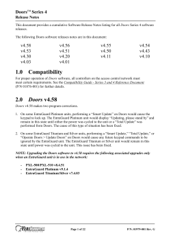 1.0 Compatibility 2.0 Doors v4.58