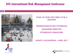 FCL presentation in Kazakhstan April 2017