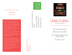 I See Colors brochure