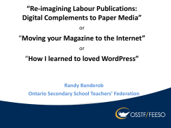 document Digital Complements to Paper Media 2017 UALE