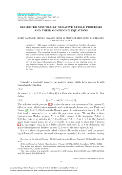 Reflected spectrally negative stable processes and their governing