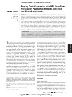 Imaging Brain Oxygenation with MRI Using Blood Oxygenation
