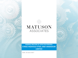 Creditors Meeting June 2017......Read More