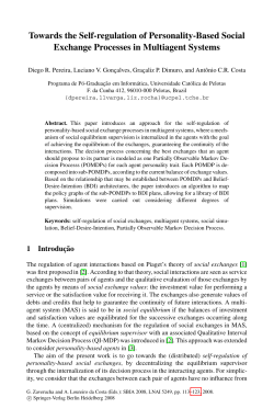 Towards the Self-regulation of Personality