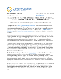 organizations provide $8.7 million to launch a national center to