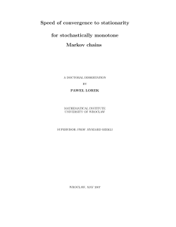 Speed of convergence to stationarity for stochastically monotone