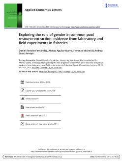 Exploring the role of gender in common