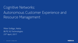 Cognitive Networks: Autonomous Customer Experience