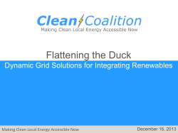 Flatten the Duck - Clean Coalition