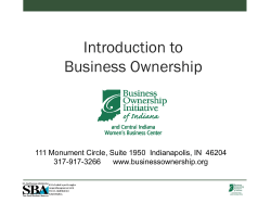 The Business Plan: Pen to Paper