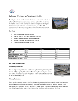 Kelowna Wastewater Treatment Facility