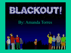 BLACKOUTS:What causes them and how to reduce&hellip;