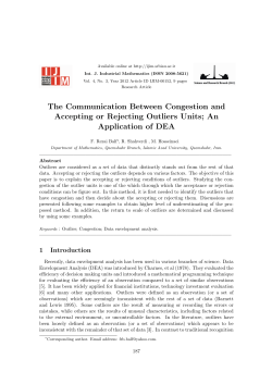 The Communication Between Congestion and Accepting or