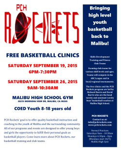 Bringing high level youth basketball back to Malibu!