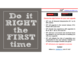 Choose the right Partner for your next upgrade