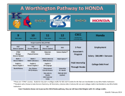 Honda - CSCC Pathway.