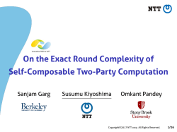 On the Exact Round Complexity of Self-Composable Two