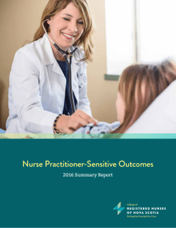 Nurse Practitioner-Sensitive Outcomes