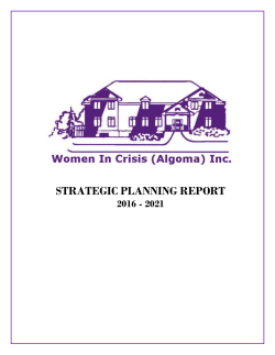 Sect 3 Part A Strategic Planning Report 2016