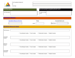 Qualitative Measures Rubric Text Description Recommended