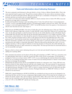 Facts and Information about Indicating Desiccant