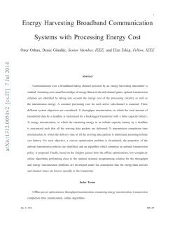 Energy Harvesting Broadband Communication Systems