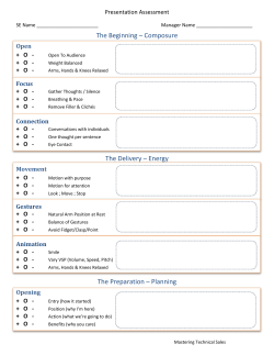 Presentation Review Worksheet