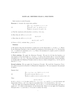 MATH 425, MIDTERM EXAM 2, SOLUTIONS. Each exercise is worth