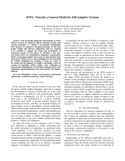SOTA: Towards a General Model for Self-Adaptive