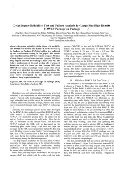 Drop Impact Reliability Test and Failure Analysis for Large Size High