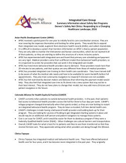 Summary Information about Safety Net Programs