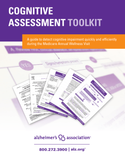 cognitive assessment toolkit