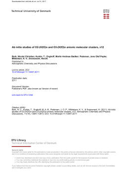 Ab initio studies of O2-(H2O)n and O3