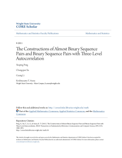 The Constructions of Almost Binary Sequence Pairs