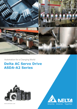 Delta AC Servo Drive ASDA-A2 Series