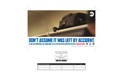 don`t assume it was left by accident.