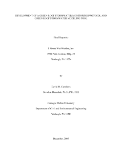 Introduction - 3 Rivers Wet Weather